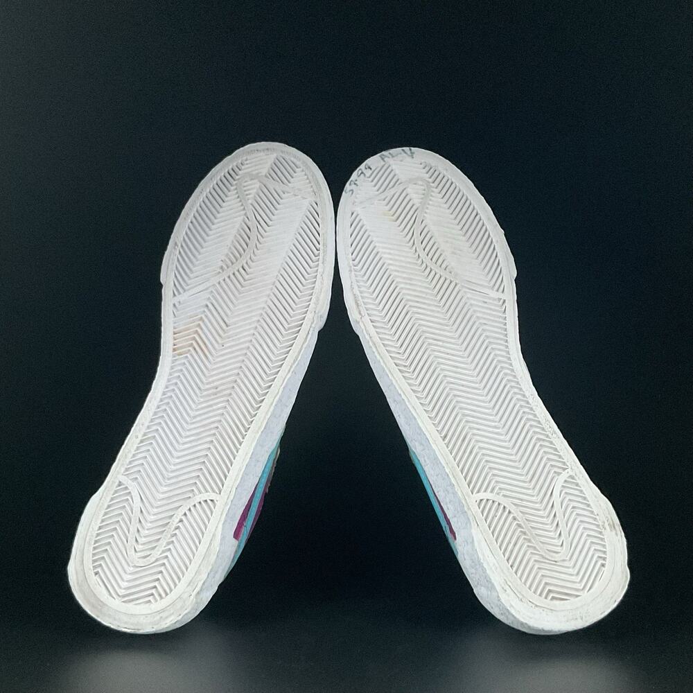 Men’s 6.5 Women’s 8 Nike Blazer Low Sacai Kaws Purple Dusk Casual Sneakers Shoes - Picture 4 of 9